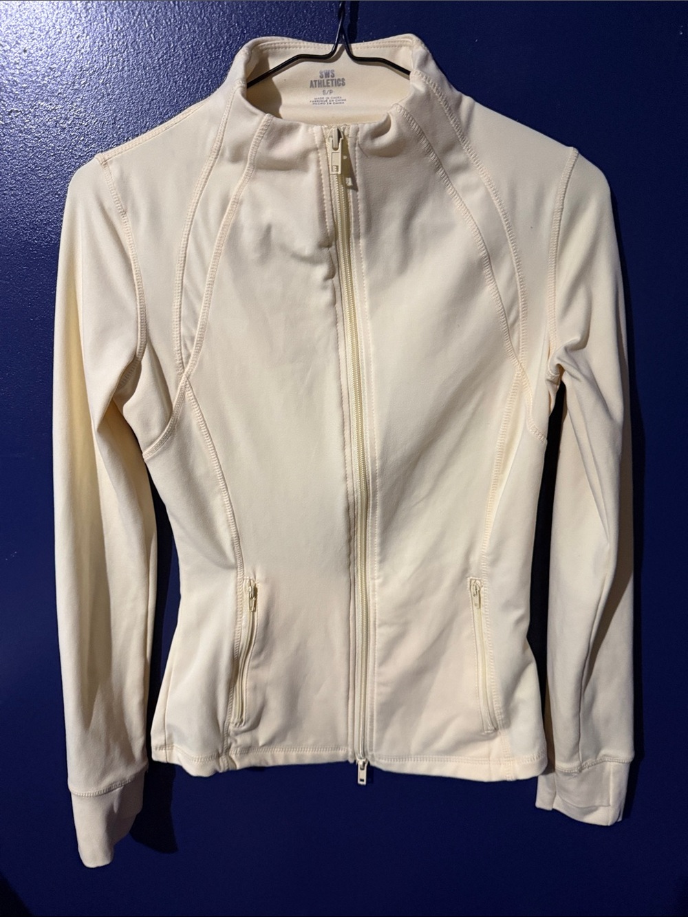 Urban Planet light yellow Full-Zip Slim Bomber Jacket